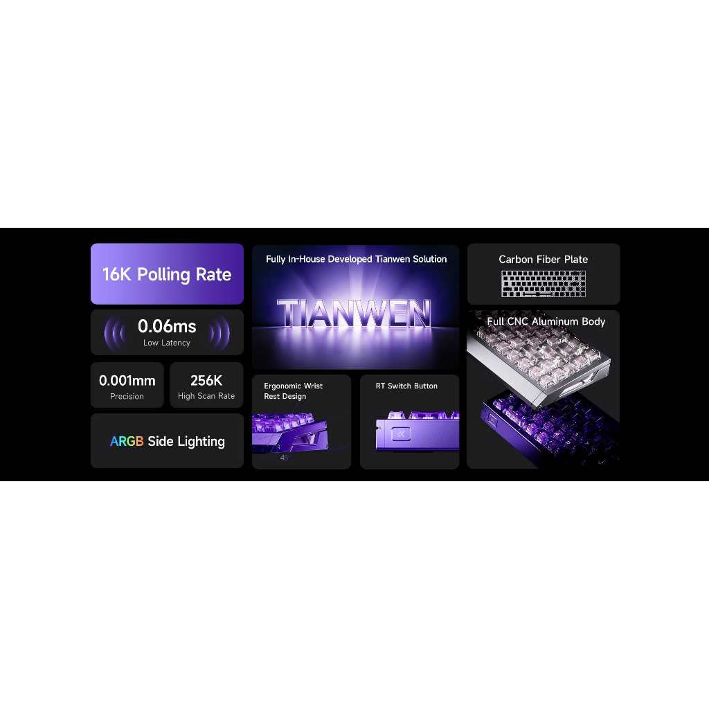 Bàn Phím Cơ Hall Effect MCHOSE ACE68GT Full Nhôm CNC Rapid Trigger 16KHz Chính Hãng Full VAT | BigBuy360 - bigbuy360.vn