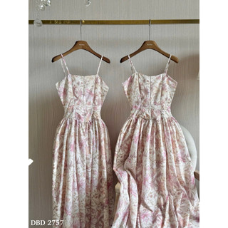 Váy Thô Maxi Hoa 2 Dây Chuẩn Linh Hoàng