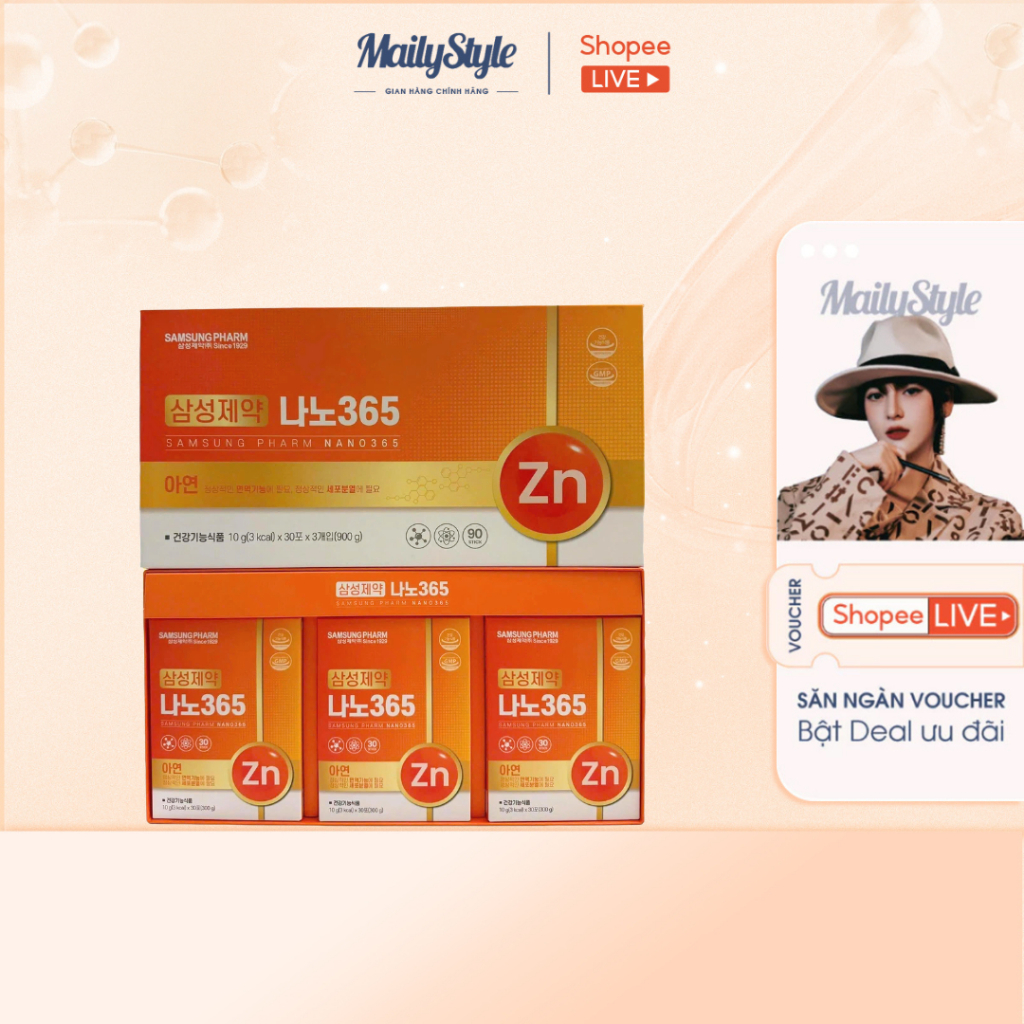 M03_ COMBO 5 HỘP Mask Nghe Nano 365 Hàn Quốc ( Full set 90g)