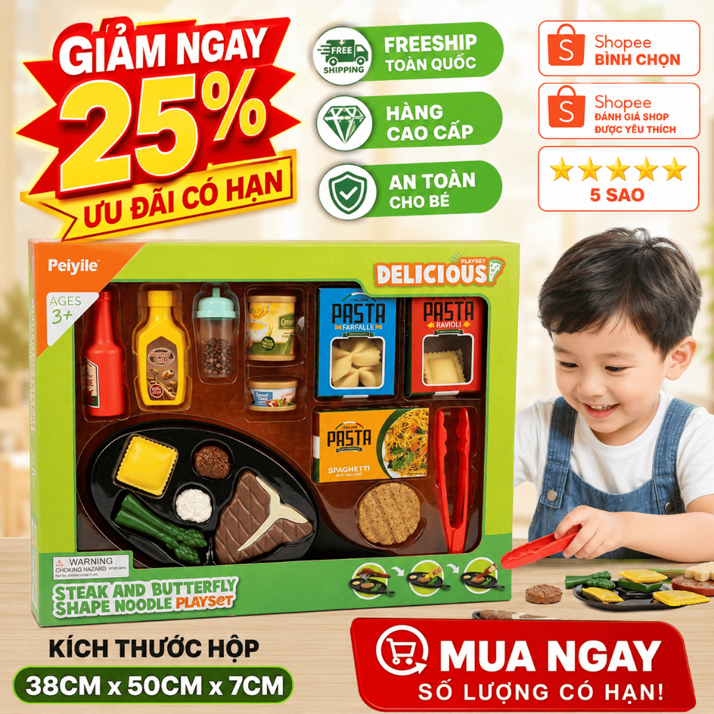 Bộ Đồ Chơi Nấu Ăn Cho Bé, Quà Tặng Cho Bé, Bộ Đồ Chơi Nấu Ăn Mini, Đồ Chơi Cao Cấp