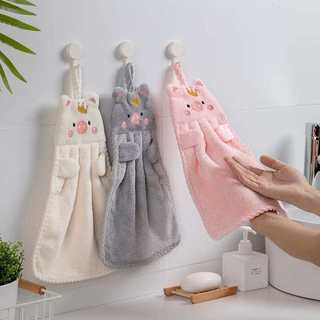 Khăn lau tay nhà bếp có móc treo tường,khăn lau tay hình dễ thương