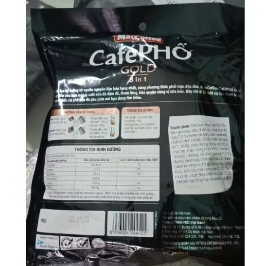 [TẶNG BỘ CHÉN HOẶC LY GIỮ NHIỆT ÁP DỤNG 07-08.07]Cà Phê Phố Gold 3in1 Túi 30 Gói*29G