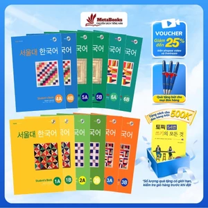 Sách - Combo Full Bộ Giáo Trình Tiếng Hàn Seoul Từ 1A đến 6B - Metabooks