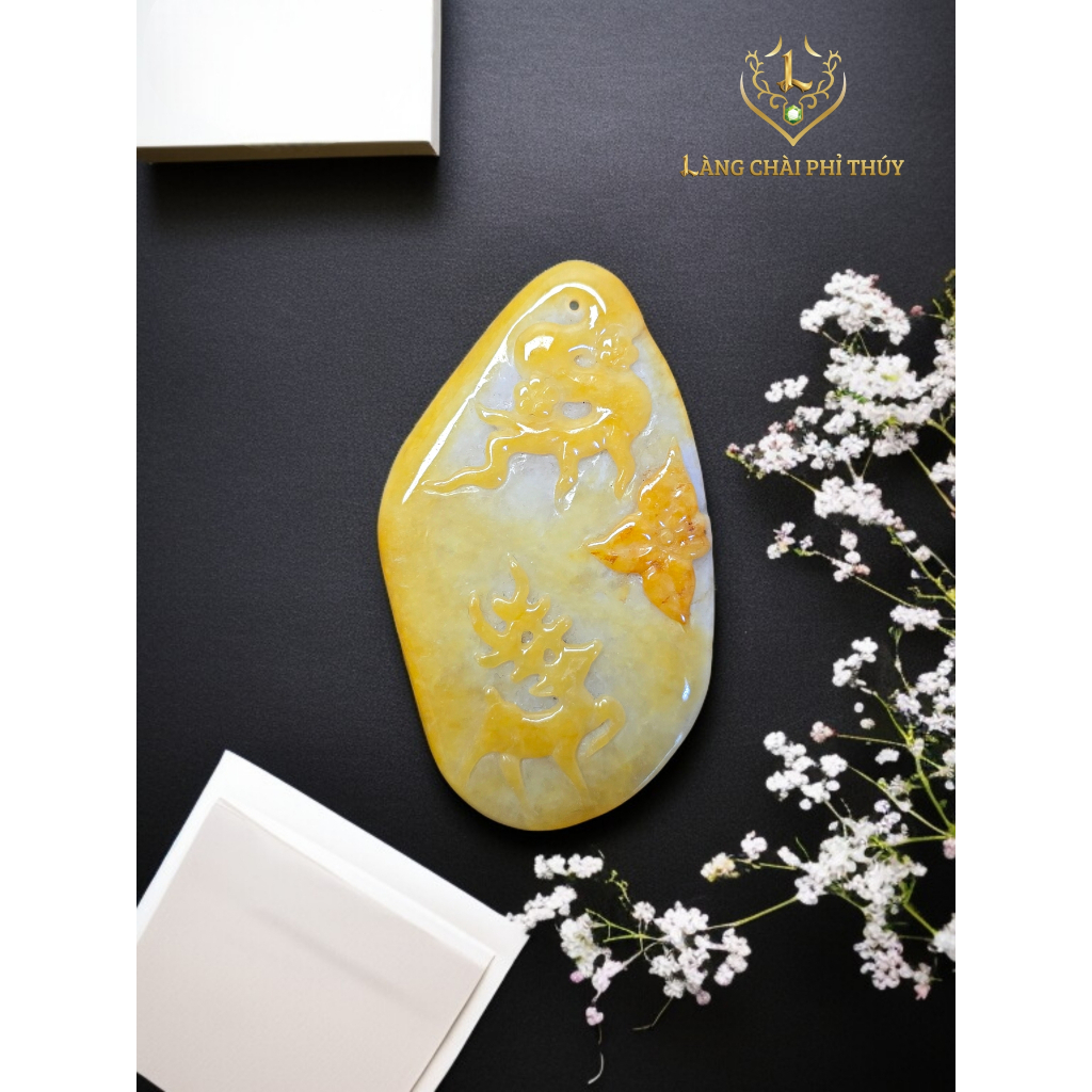 Dây chuyền Phong Hoa Linh Lộc Hoàng Phỉ - Dây chuyền/ phong thủy/ móc khóa/ trang trí xe hơi.