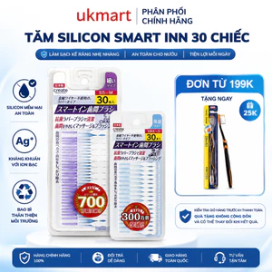 Tăm Silicon CREATE Ag+ 30 - 60 Cái Siêu Mềm Kháng Khuẩn Xỉa Kẽ Răng Bảo Vệ Nướu
