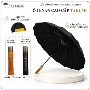 Ô dù cán dài cao cấp PH27 Palermo Umbrella tán rộng,16 nan ,che mưa che nắng, chống lật trong gió to