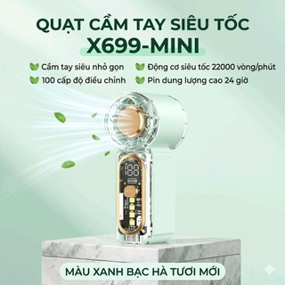 Quạt Mini s2 Sạc Gió Mạnh Công Suất Lớn Quạt Cầm Tay Tốc Độ Cao Làm Lạnh Có Thể Điều Chỉnh Turbo Quạt Cầm Tay Di Động