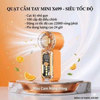 Quạt Mini s2 Sạc Gió Mạnh Công Suất Lớn Quạt Cầm Tay Tốc Độ Cao Làm Lạnh Có Thể Điều Chỉnh Turbo Quạt Cầm Tay Di Động