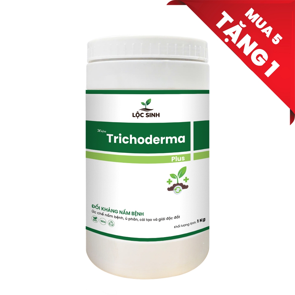 TRICHODERMA PLUS 10^8 - Tan hoàn toàn, không tắc béc, loại xịn 1kg