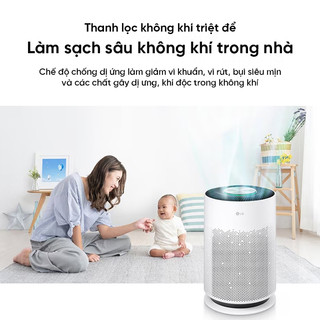 Máy lọc không khí LG Puricare 360 Hit AS60GHWG0 lọc bụi mịn, khử mùi hiệu quả, cảm biến thông minh, Bảo hành chính hãng