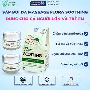 Kem massage mặt, body Flora Soothing giúp thư giãn, đuổi muỗi, bảo vệ cơ thể khi nằm điều hoà mùa hè