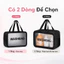 TÚI ĐỰNG MỸ PHẨM WASHBAG 2 NGĂN CHỐNG THẤM - Túi đựng đồ trang điểm PVC + PU, tiện lợi khi đi du lịch