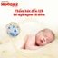 COMBO 3 Gói Tã/Bỉm Dán Huggies SkinPerfect NB70+4, với 2 vùng thấm hút