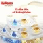 COMBO 3 Gói Tã/Bỉm Dán Huggies SkinPerfect NB70+4, với 2 vùng thấm hút