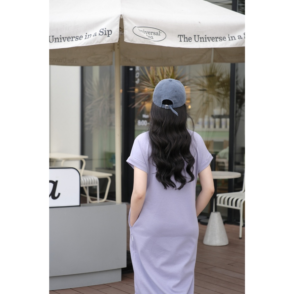 Váy Bầu, Đầm Bầu Dáng Suông MAMA DRESS Chất Liệu Cotton Double Face Dày Dặn, Thấm Hút Mồ Hôi - Lamme