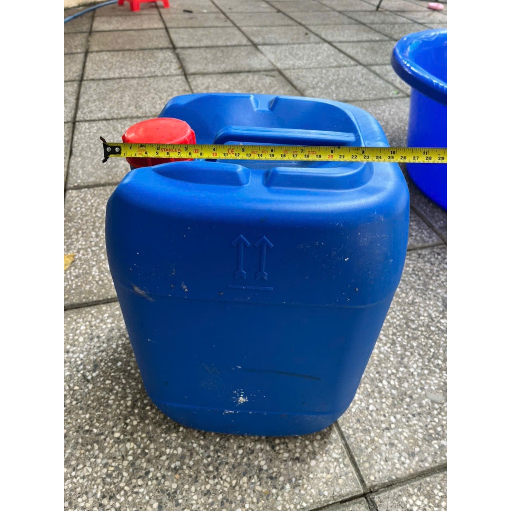 can nhựa HDPE 20L-25L-30L mới 95%