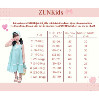 Váy 2 Dây Bé Gái Thêu Hoa Pastel Daisy AZD572 - Đầm Cotton 2 Lớp Xòe Duyên Dáng