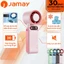 JAMAY F16 Quạt làm mát cầm tay tốc độ cao199 , thời lượng pin 30 giờ, gập 135° quạt LED USB Type-C