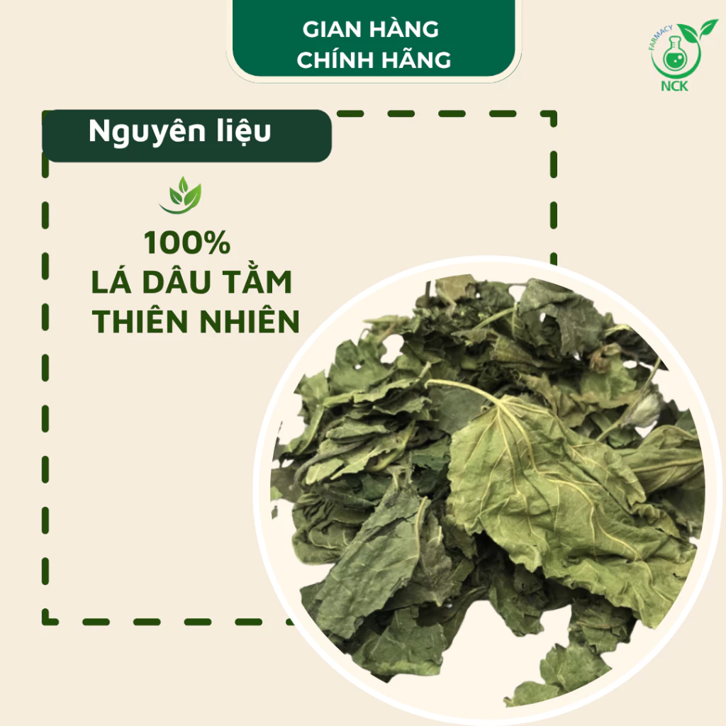 Trà lá dâu tằm sấy khô 100% thiên nhiên, Lá dâu tằm uống làm mát, thanh nhiệt, detox cơ thể mùa hè
