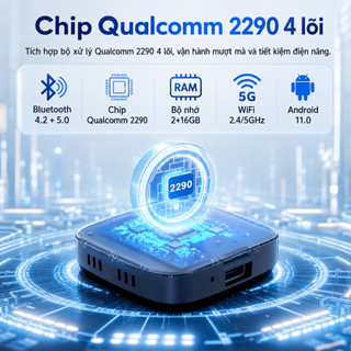2+16GB/2+32GB CarPlay AI Box 3 trong 1 CarPlay Android Box không dây Bộ chuyển đổi CarPlay có dây sang khô