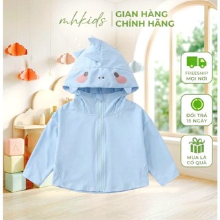 Áo Chống Nắng Hey1 Cho Bé UPF50+ Vải Thun Lạnh – Áo Khoác Mỏng Nhẹ Thoáng Khí Bé Trai Bé Gái 6–38kg