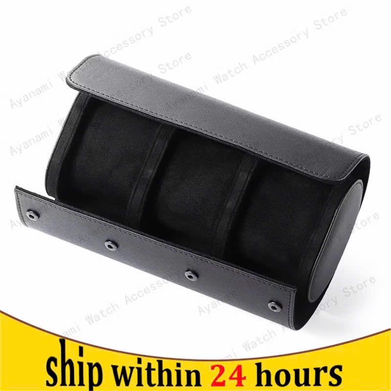 Hộp Bảo Quản Đồng Hồ Sang Trọng 1 / 2 / 3 Khe Da Đồng Hồ Cuộn Du Lịch Bảo Vệ Chống Bụi Đồng Hồ Hiển Thị Hộp Đựng Đồng Hồ