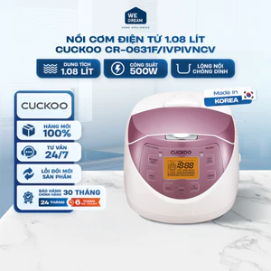 Nồi Cơm Điện Tử Cuckoo CR-0631F/IVPIVNCV 1.08L - Hàng Chính Hãng