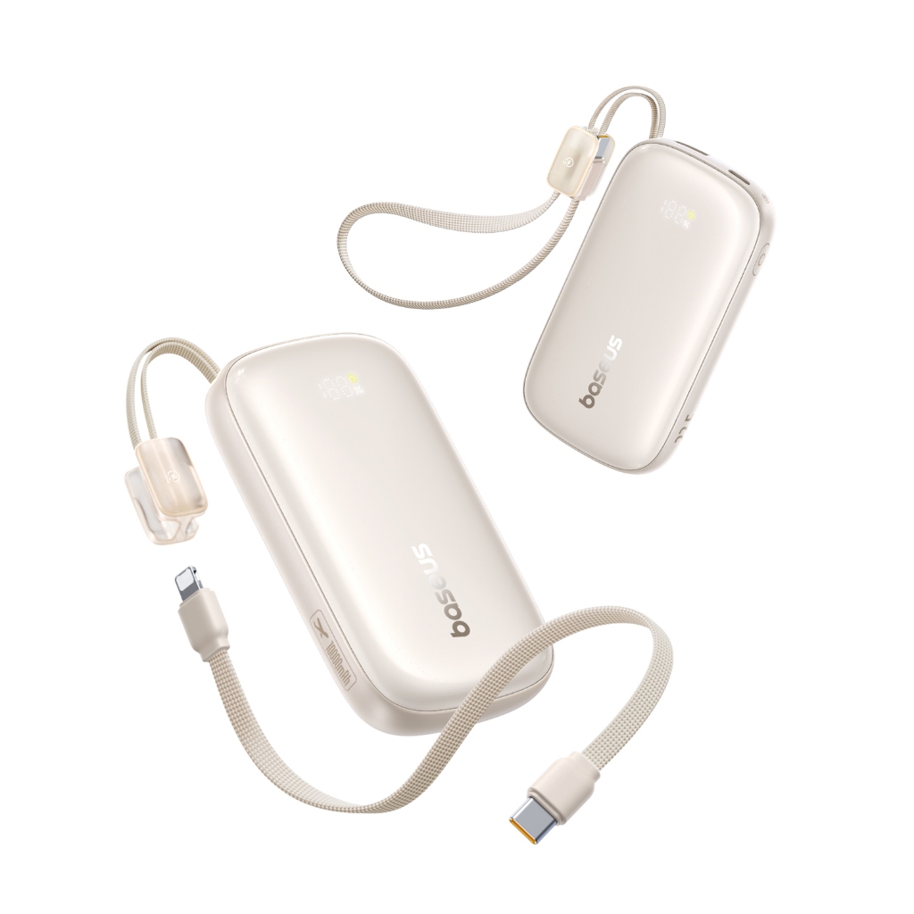 [SVIP-CHỨNG NHẬN CCC] Sạc Dự Phòng Baseus EnerFill FC21 Qpow3 Ultra 10000mAh/20000mAh 22.5W - Sạc Nhanh 3 Cổng Kèm Cáp
