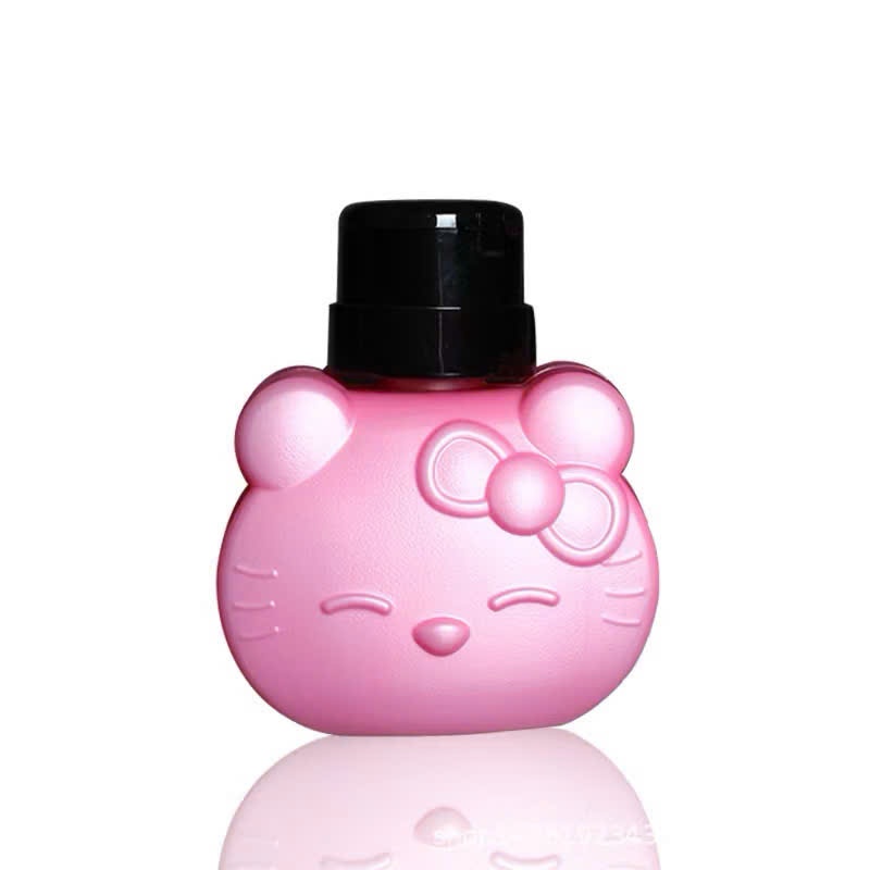 bình nhấn làm móng nail HELLO KITTY ( màu ngẫu nhiên)