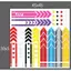 Tem xe Decal chỉ hướng cho xe điện , ô tô .... tiện dụng , trang trí đẹp , bắt mắt.
