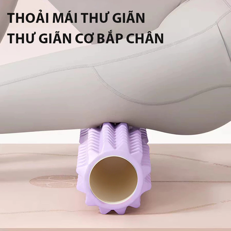 Con Lăn Yoga Foam Roller，Yoga Massage Con Lăn，Massage cơ thể，Giãn cơ，Massage Giãn Cơ Sau Tập Tại Nhà