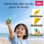 Deli Sáp Màu An Toàn Cho Bé Không Độc Hại – Crayon Hình Vỏ Sò Ocean Không Mùi, Không Bẩn Tay, Dễ Rửa Sạch
