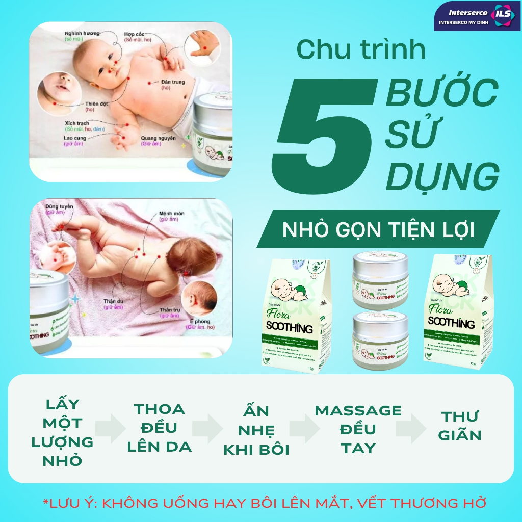 Kem massage mặt, body Flora Soothing giúp thư giãn, đuổi muỗi, bảo vệ cơ thể khi nằm điều hoà mùa hè