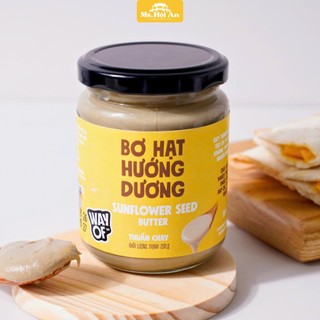 Bơ Hạt Hướng Dương 100% WayOf - Không Đường Không Dầu - Giàu Magie Kẽm Eat Clean