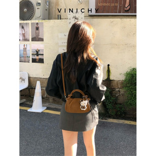 (Deal mở bán tặng quà QU3) Túi xách nữ đeo chéo, đeo vai VINICHY size 20cm HA887
