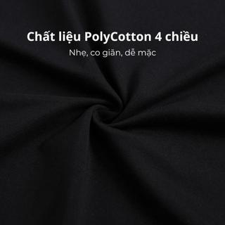 Áo Thun Nam Nữ FOXNINE Cổ Tròn Phối Viền Dáng Rộng Vải Cotton Co Giãn Oversized Contrast Tee