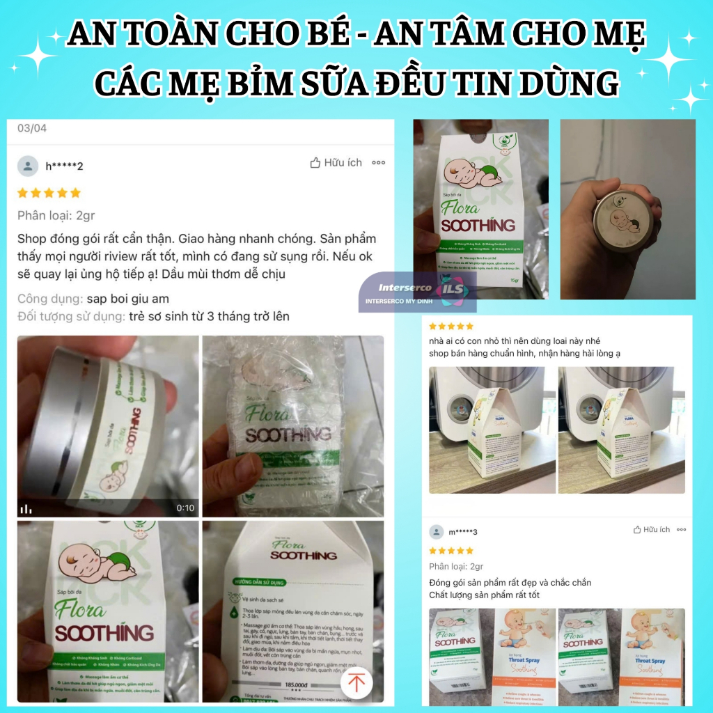 Kem massage mặt, body Flora Soothing giúp thư giãn, đuổi muỗi, bảo vệ cơ thể khi nằm điều hoà mùa hè