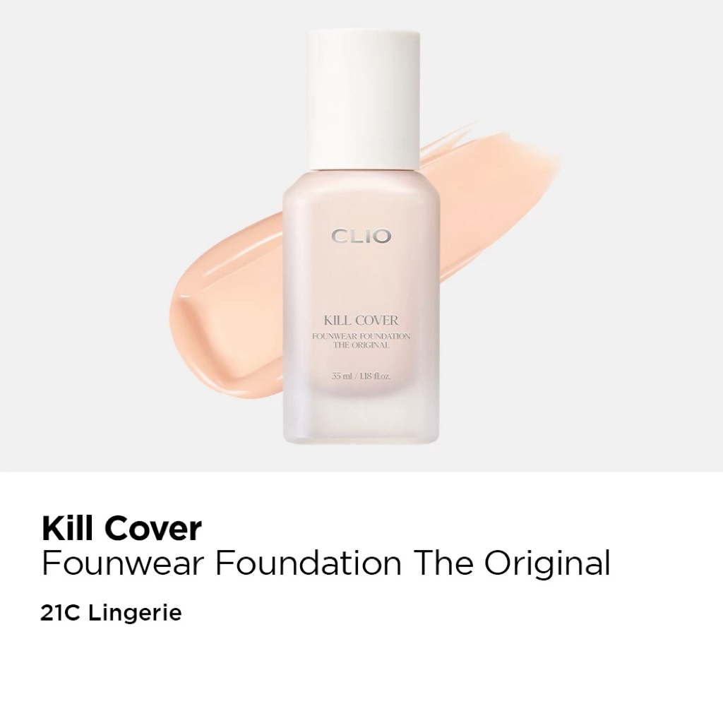 Kem Nền CLIO Kill Cover Founwear Foundation The Original Che Phủ Kiềm Dầu Lâu Trôi 35ml
