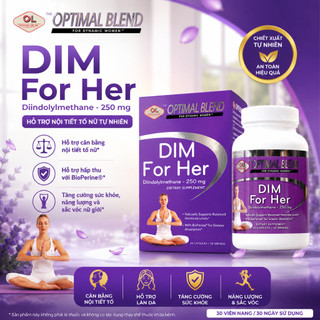 Viên uống nội tiết tố nữ Olympian Labs Dim For Her hỗ trợ cải thiện nội tiết tố hộp 30 viên