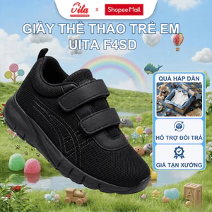 Giày thể thao trẻ em Uita Size 35-39,mix họa tiết sọc, đế nhẹ êm chân cho trẻ vải thoáng khí