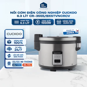 Nồi Cơm Điện Công Nghiệp Cuckoo CR-3555/BKSTVNCRCV 6.3L - Hàng Chính Hãng