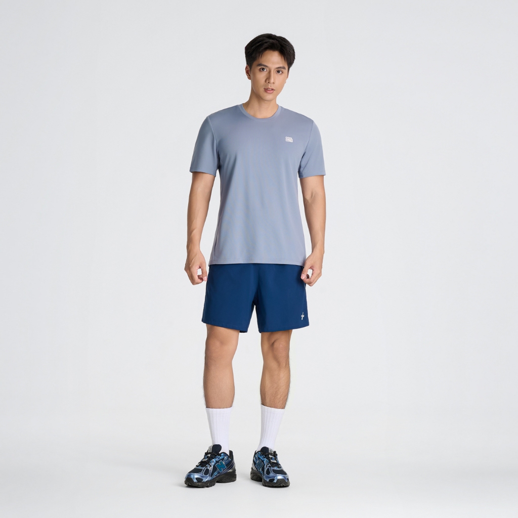 [TẶNG SRM OXY]Set thể thao nam tập gym, chạy bộ Áo Thun Essential Quần Short Swift Run thoáng khí, thấm hút Coolmate