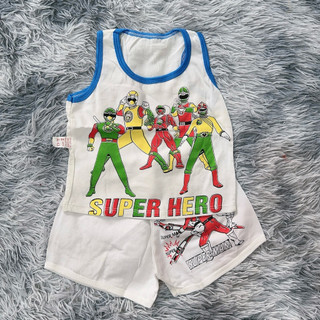 [17-23kg] Xả Kho Combo 2 bộ ba lỗ chất cotton cho bé trai lỗi nhỏ