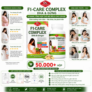 Viên uống bổ sung vitamin tổng hợp cho bà bầu Olympian Labs F1- Care Complex hộp 30 viên