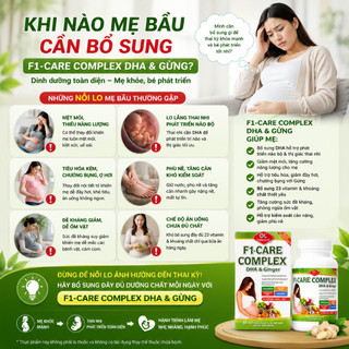 Viên uống bổ sung vitamin tổng hợp cho bà bầu Olympian Labs F1- Care Complex hộp 30 viên