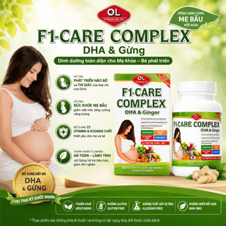 Viên uống bổ sung vitamin tổng hợp cho bà bầu Olympian Labs F1- Care Complex hộp 30 viên