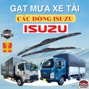 GẠT MƯA XE TẢI ISUZU CÁC DÒNG QKR270,QKR230,QKR210,QKR90,MQR550,NMR2.4 TẤN,FRR650, ISUZU 5 TẤN,15 TẤN, LƯỠI NANO GẠT ÊM.