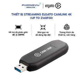 Thiết bị Streaming Elgato Cam Link 4K USB Capture 2160p30/1080p60 - Chính hãng - Bảo hành 24 tháng