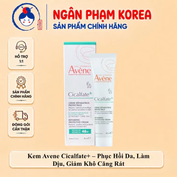 Kem Dưỡng Avene Cicalfate+ Repairing Protective Cream - Phục Hồi Da Tổn Thương, Giảm Đỏ Rát, Làm Dịu Kích Ứng