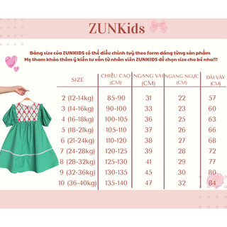 AZV2613 Đầm Bé Gái Giáng Sinh Nơ Ngực Merry – Đầm Noel Trẻ Em Cotton Thô Mềm, Phom Rộng Xinh Xắn
